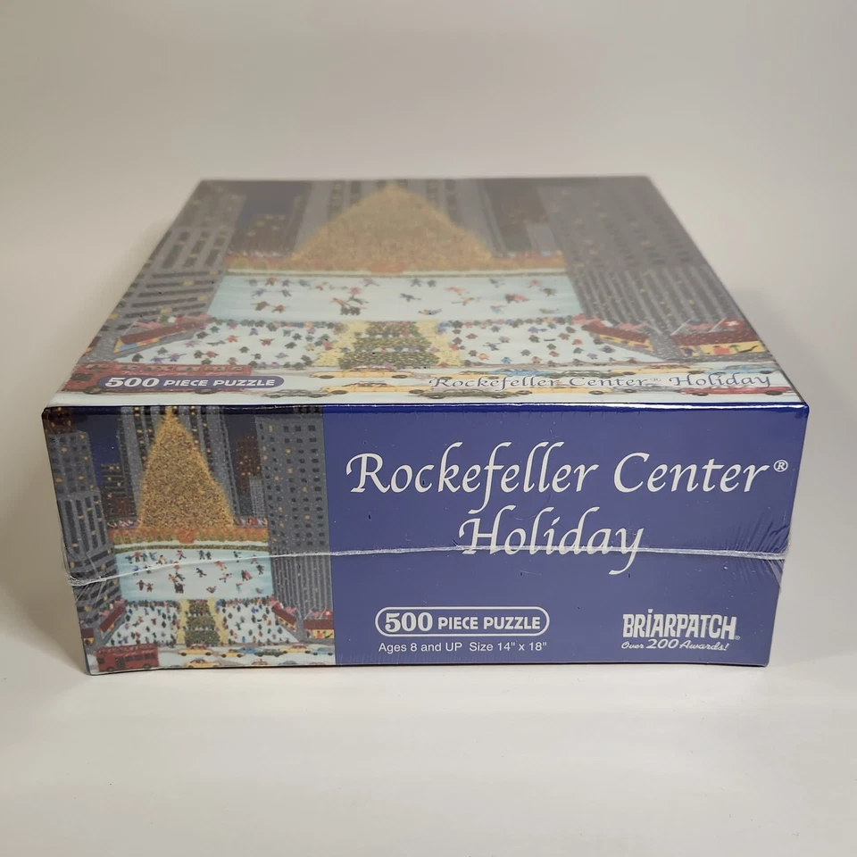 NUEVO Rompecabezas Rockefeller Center Holiday 500 piezas - Briarpatch - 14" x 18" Foto 3 de 4