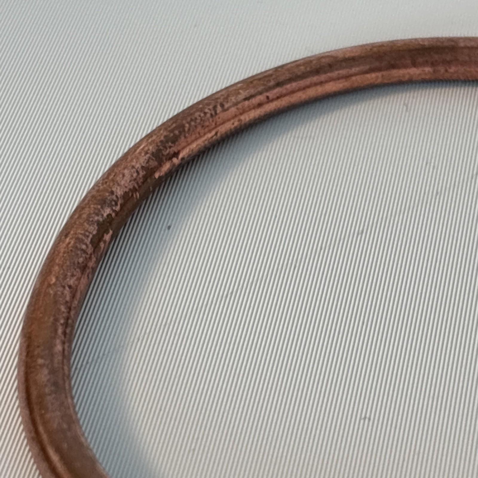 Solid Copper Bracelet With Ball Ends Pre-Owned Vi… - image 12
