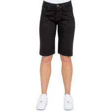 Womens Enzo Long Shorts Stretch Denim 5 Pocket Casual Summer Half Pant