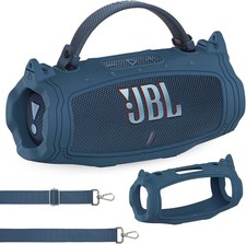 Silicone Case for JBL Charge 6 Portable Bluetooth Speaker, Protective Cover f...