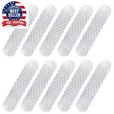 10/40/80PCS Night Reflective Strip Warning Stickers Waterproof High Visibility R