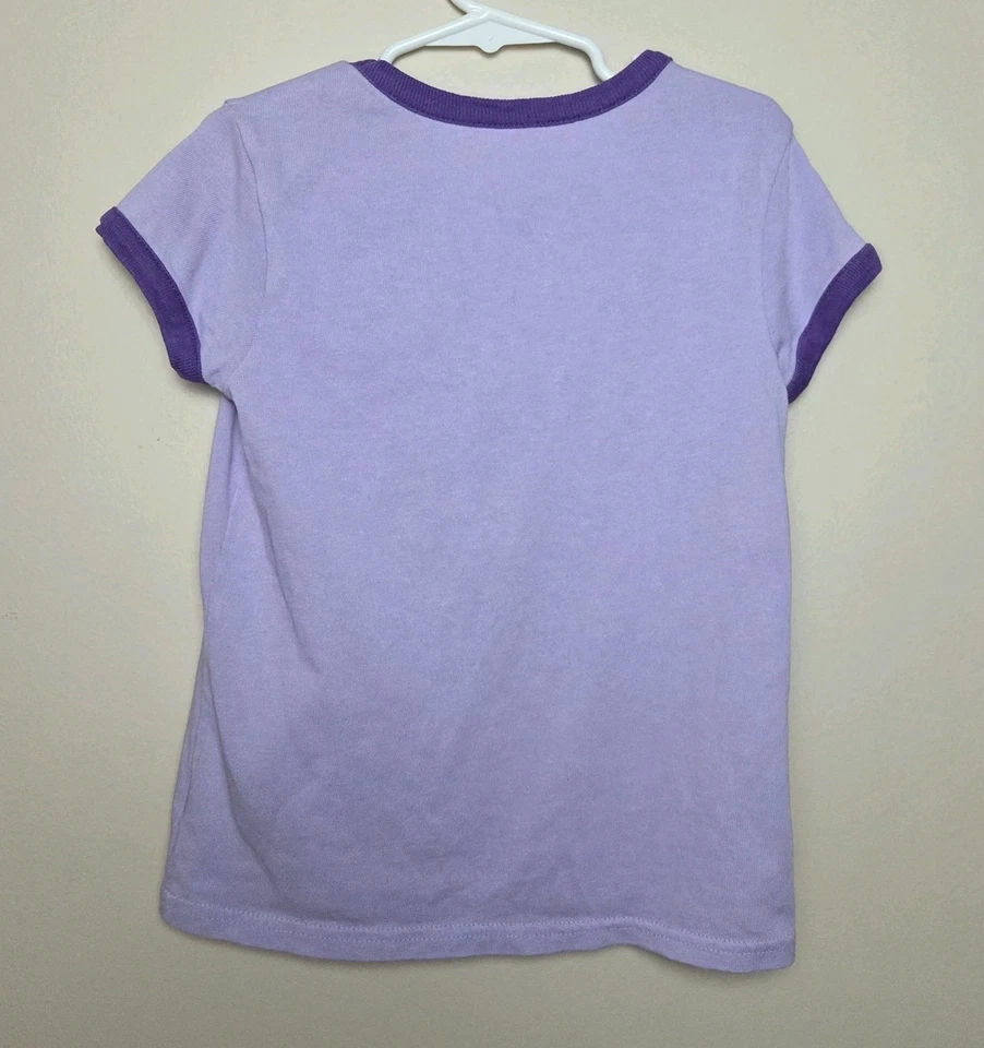 Disney Store Princess Jasmine Girl's Small Purple T-Shirt - Image 2 of 4