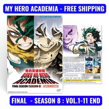 My Hero Academia Boku No Hero Anime DVD Season 8 Final Vol.1-11 English Subtitle