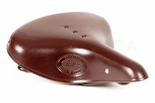 Sella bicicletta in vera pelle Lepper Concorde 800 Marrone bike saddle vintage u