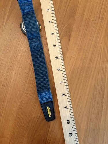 Timex Indiglo Ironman Triathlon Watch, 100m WaterResist, Hook/Loop Strap,Working - Picture 5 of 6