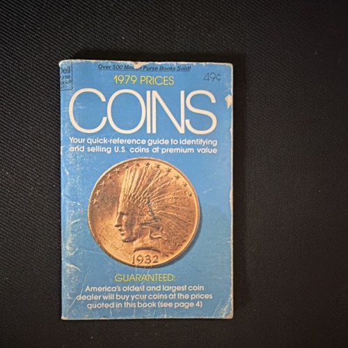 Dell Publishing 1979 U.S. Coin Guidebook Quick Reference Identification & Values