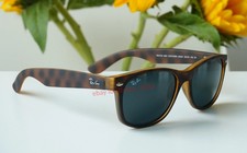 Ray-Ban RB2132 865/B1 Wayfarer Classic Sunglasses 55mm Matte Havana Dark Grey