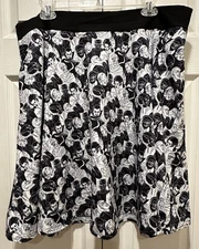 Universal Studios Monsters X Unique Vintage Iconic Movie Monsters Skirt Size 1X