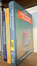3 Book Lot: Design of Experiments, by Montgom...