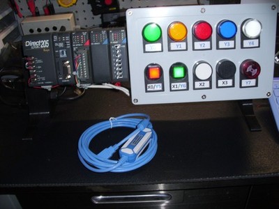 Automation Direct PLC TRAINER  D2-260, with USB programming cable and software