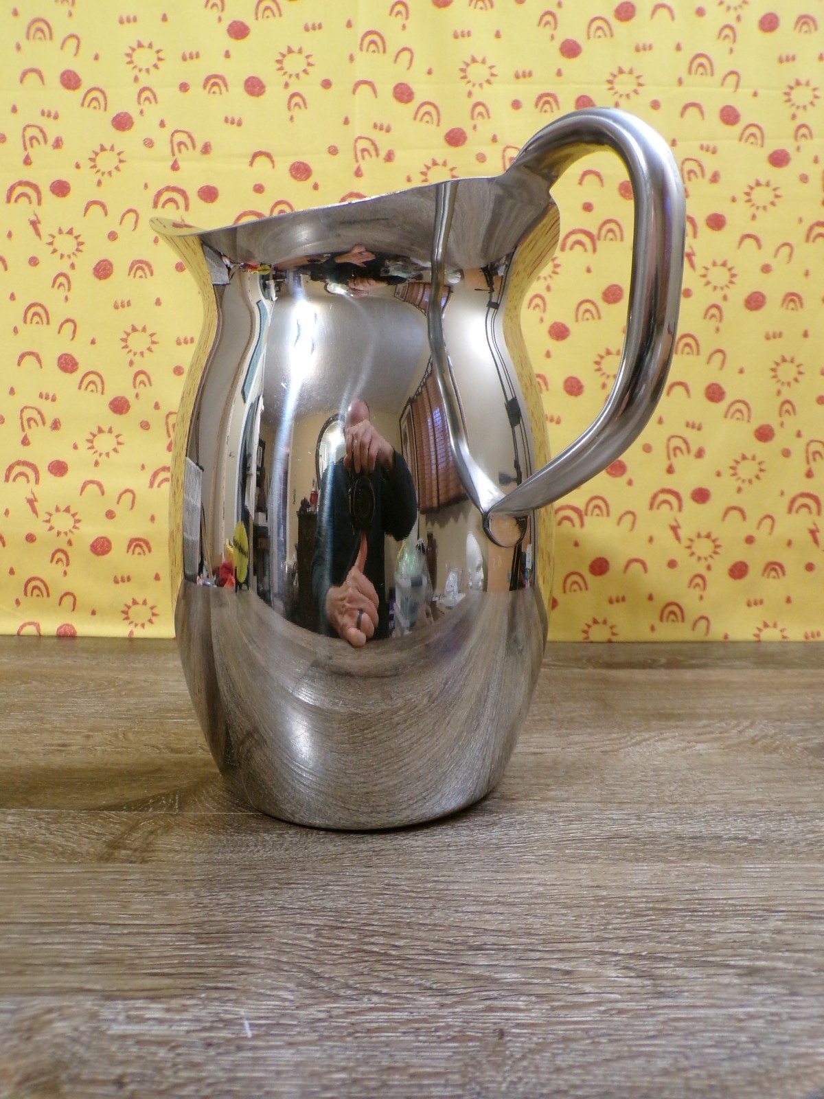 VOLLRATH Vintage Stainless Steel Ware 8204 Large 4 Qt Pitcher Commercial Grade
