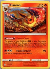 Flareon 25/236 Cosmic Eclipse Uncommon NM Pokemon TCG