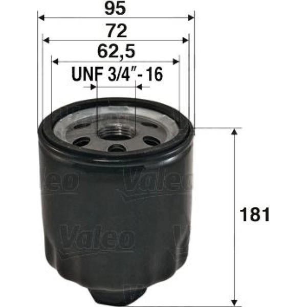 Valeo 586056 ÖLfilter FüR Vw Volvo Transporter Lt 28 35 Lt 40 55 California T4-image