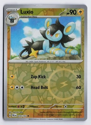 Luxio - PAL #070/193 SV02: Paldea Evolved Uncommon Reverse Holofoil NM