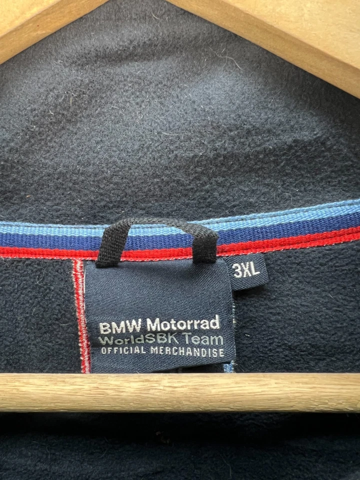 BMW Motorrad World SBK Team Fleece Zip Jacket Size 3XL Mens - Image 4 of 4