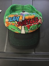 Nickelodeon Teenage Mutant Ninja Turtles Printed Bill Snapback Hat Cap TMNT 2015