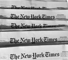 The New York Times News Papers LOT/14 November 17 thru 30 - 2025 Complete Unread