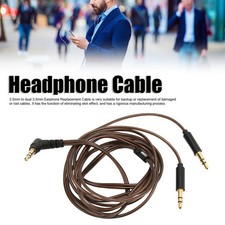 3.5mm to Dual 3.5mm Jack Male Cord OFC Core Headphone Upgrade Cable for Hifiman