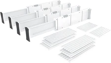 KABUM Upgrade Adjustable Drawer Divider Organizer Clothes Dresser Organizer,Expa