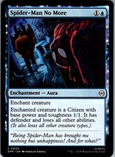 Spider-Man No More Marvel's Spider-Man 45 Common Magic: The Gathering Near Mint