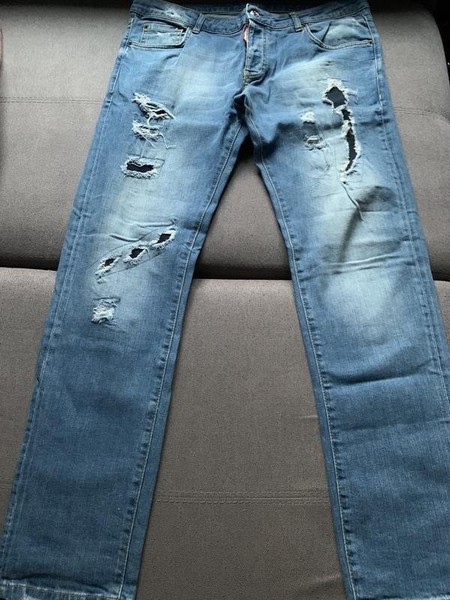 Men Dsquared² Jeans Navy Denim 33 / L / 48 #3MIK