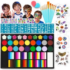 78 Colors Face Painting Kit for Kids 78 Boys