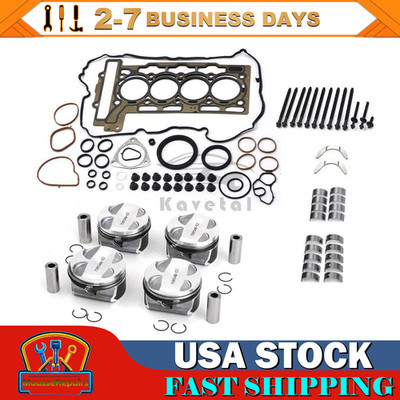 N12 N16 1.6T Engine Pistons Gaskets Bearing Kit CR 11:1 For Mini Cooper R55 R56