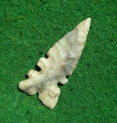 1-5/16 HUFFAKER MISSOURI ARROWHEAD STERMER COA AKA CAHOKIA IN ILLINOIS ARROWHEAD