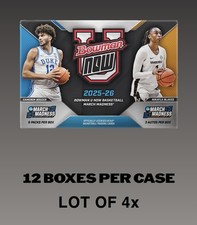 4x 2025-26 Bowman U NOW® Basketball March Madness Hobby Box Sealed Case PRESALE