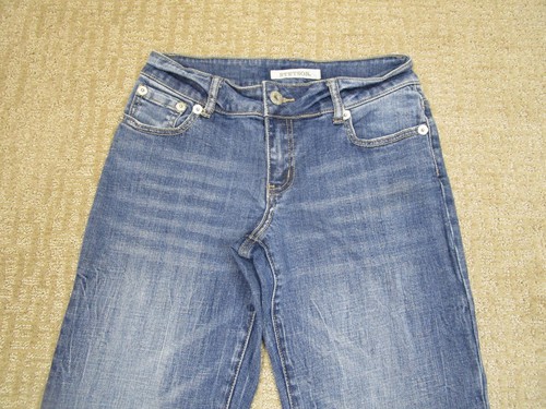 Stetson Jeans Damen 4 blau Bootcut Mid Cut Westernhose Cityhose helle Waschung - Bild 2 von 9