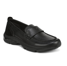 NEW STYLE VIONIC Women's Walk Roam Loafer, Black Leather AUTHENTIC