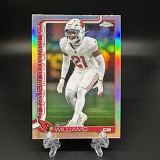 2025 Topps Chrome Football Garrett Williams Refractor #6 Cardinals