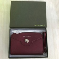 LONGCHAMP Burgundy Coin Case