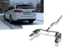  Duplex Racing-Anlage Opel Astra K Sports Tourer 1.6 Turbo je 115x85mm