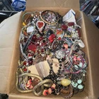 Huge 25 Pound Vintage to Now Costume Jewelry ,some craft/repair LOT