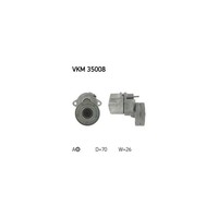 Riemenspanner, Keilrippenriemen SKF VKM 35008 FüR Opel Vauxhall, Links, Mitte