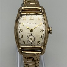 Vintage Bulova Lexington Mens Watch 25mm 10K ...