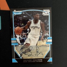 2003-04 Bowman Signature - Devin Brown #63 /1250 (AU, RC)