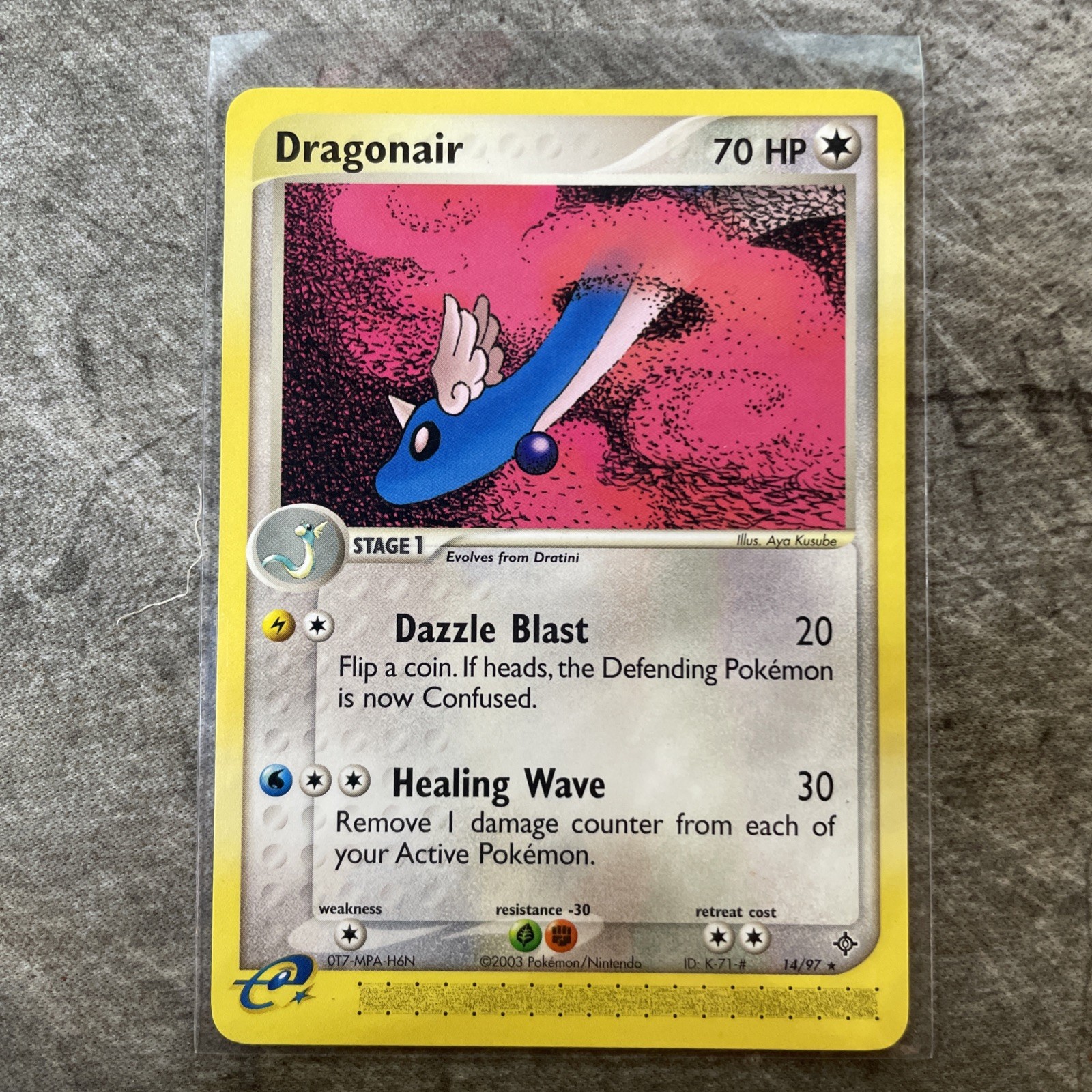 Pokémon TCG Dragonair EX Dragon 14/97 Regular Rare Near Mint NM-