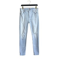 Citizens of Humanity Rocket High Rise Waist Skinny Jeans Light Wash Distressed