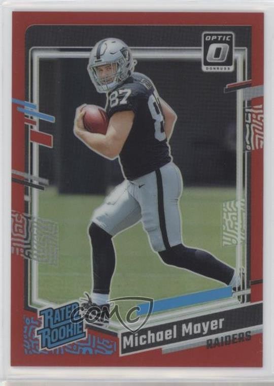2023 Panini Donruss Optic Rated Rookie Red Prizm 74/99 Michael Mayer #260 1cw4