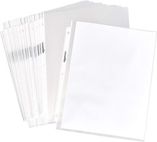 Sheet Protector, Non-Glare, 100-Pack, 8.5 X 11, Clear