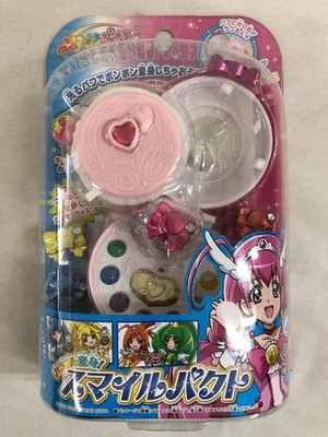 Glitter force Smile Precure Girls Toy Set Pact Compact Charm Decor Pretty F/S