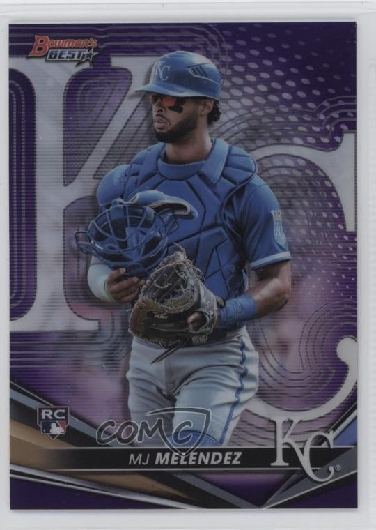 2022 Bowman's Best Purple Refractor 188/250 MJ Melendez #17 19ot