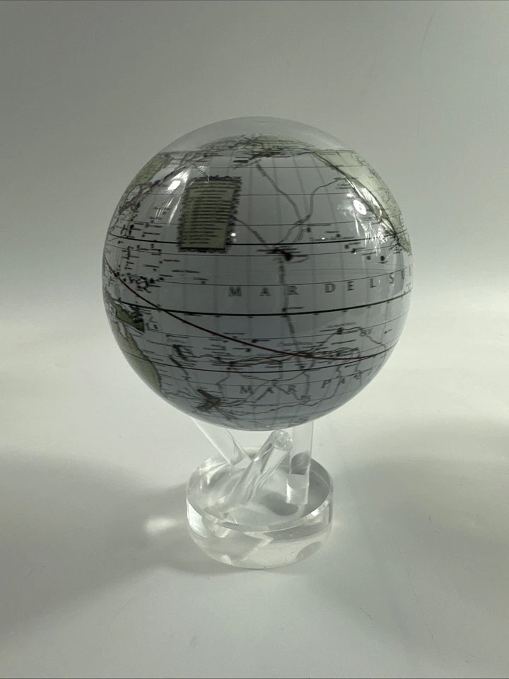 MOVA 环球古董地面白色 4.5 英寸 - 白色地面地图 — 第 3/4 张图片