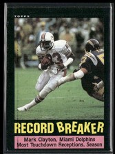 1985 Topps Mark Clayton #1 Miami Dolphins