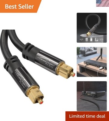 Optical Audio TOSLINK Cable   20.0ft   Soundbar