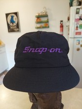 VTG Snap-On Black Purple Trucker Snapback Swingster Hat Cap USA