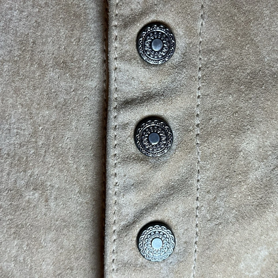 Chaqueta para mujer CJ Banks by Christoper Banks 100 % cuero de cerdo talla M” Foto 3 de 4