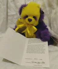Annette Funicello Collectible Panzee Bear Numbered with tags 2205 COA